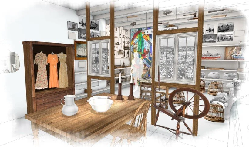   The proposed Island Life gallery in the Museum  (Picture Credit: Imagemakers UK) 